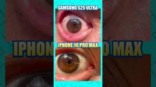 iPhone 16 Pro Max Vs Samsung s25 ultra किसका कैमरा है बेस्ट#shorts