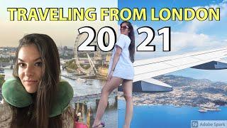 TRAVELING FROM LONDON DURING COVID - LONDON TO SANTORINI, GREECE #vlog