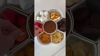 *ASMR* FONDUE TRAY RESTOCK! #asmr #satisfying #fondue #datenight #snackidea #snacks #dessert