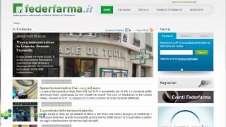 I servizi online di www.federfarma.it senza segreti | FarmaciaVirtuale