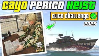 *UPDATED* EASY Elite Challenge on Cayo Perico - Full Loot Bags, Patrol Boat Approach - (GTA Online)