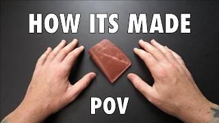 POV Leatherwork | CRAFTING A Nomo Wallet