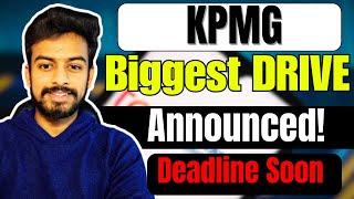 Announced! KPMG Hiring Freshers | OFF Campus Drive For 2025, 2024, 2023 Batch Hiring | Latest Jobs