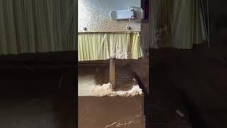 Черновое фрезерование мастер-модели раковины из мдф #cnc #cncrouter #столярка #чпуфрезеровка #mdf