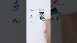 Different Way to Write Letter Z | Creative Calligraphy