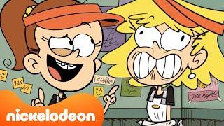 Lori Works for Luan at a Coffee Shop?! ️ | The Loud House | Nickelodeon UK