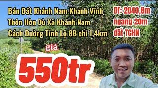 Bán Đất Khánh Nam Khánh Vĩnh|Bán Đất Vườn Khánh Nam Gần Đường Tỉnh Lộ 8B|Nha Trang Nhà Đất Khánh Hòa