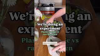 We’re putting our money where our greens are!  It’s plastic containers vs
