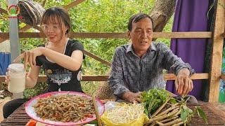 Countryside Rice With Braised Anchovies With Tomatoes Served With Morning Glory Salad...| ONMT #E...