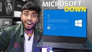 Microsoft Server Crash!  Windows BlueScreen Error! What To Do? Biggest Server Crash