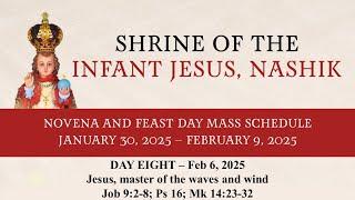 English Mass & Novena || Day_8 || 06 February 2025 || Infant Jesus Shrine Nashik || 12 pm ||