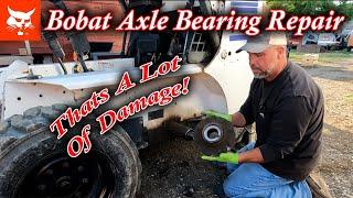 Bobcat Axle Bearings and Chain Case Repair