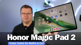 Honor Magic Pad 2 im Test: Tolles OLED Tablet mit viel Power! I deutsch I 2024