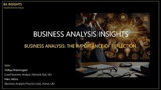 Business Analysis: The Importance of Reflection