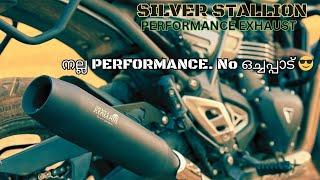 Silver Stallion Performance Exhaust for Triumph Scrambler 400X.Malayalam #malayalam #automobile