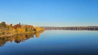 Downtown Fredericton New Brunswick  Walking Tour. October 22, 2024.