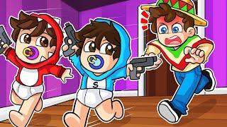 ¡BEBE SPARTA y BEBE RAPTOR DESTRUYEN la CASA del ABUELO!  Roleplay con RAPTOR Y SILVIOGAMER