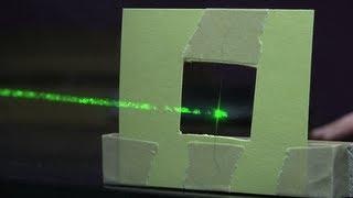 How to Measure the Width of a Hair With a Laser!