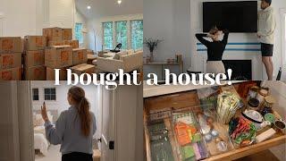 I bought a house! moving, mini tour, first week in the new house