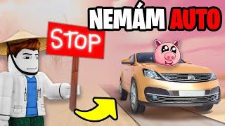 Jezdím STOPEM, protože nemám AUTO v Robloxu!