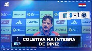 COLETIVA DE FERNANDO DINIZ E KAIO JORGE APÓS DERROTA NA FINAL DA SUL-AMERICANA