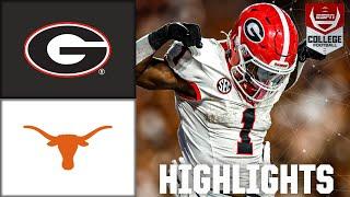 Georgia Bulldogs vs. Texas Longhorns | Full Game Highlights | ESPN College Football