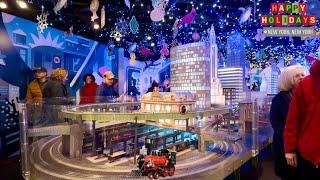 2024 NYC Christmas Walk  Grand Central Holiday Train Show & Holiday Market  Then Winter Village ️