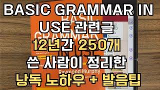 Basic Grammar in Use 관련 글만 12년간 250개 쓴 사람이 정리한 낭독 노하우, 발음 팁 (후속편)