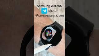 Samsung Watch6 receiving a Photo in a Telegram message  #samsungwatch6