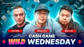 Real NLH Cash with the return of Matt L, Outlaw & Vegas Viet!