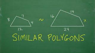 Solve the SIMILAR Polygons Problem – must KNOW to PASS Geometry…