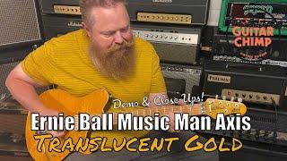 2000 Ernie Ball Music Man Axis Translucent Gold