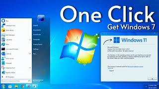 Making Windows 11 Look Like Windows 7 in One Click 
