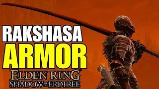 Elden Ring DLC How To Get The Rakshasa Armor Set & Rakshasa Great Katana | Insane Damage Boost!