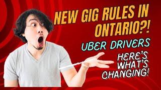 Ontario’s New Gig Worker Law Explained: What It Means for Uber & Delivery Drivers 