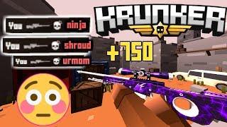 Krunker.io INSANE KILLSTREAK & funny moments