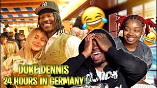 THEY CALLED DUKE DRUSKI, FUTURE, CAM NEWTON &FANUM?! Duke Dennis 24 Hours In Germany | REACTION