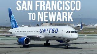 Transcontinental Flight Aboard United's 757-200 | SFO - EWR | Economy