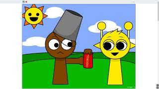 jugando el juego de cubeton creditos a:el mundo fantastico de santy