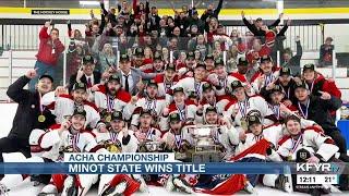 Champs! Minot State Men’s Hockey takes ACHA title