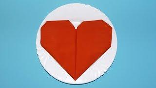 Сердце из салфетки | Napkin heart 