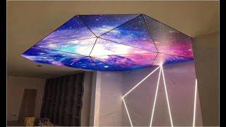 Starry sky stretch ceiling projects