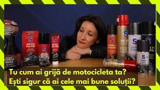 Cum să cureți și să îngrijești corect motocicleta și echipamentul cu produsele S100