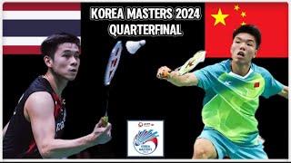 Good Performance! Kunlavut Vitidsarn vs Liu Liang | Korea Masters 2024 Badminton