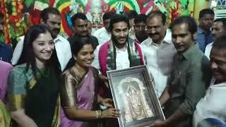 AP CM YS Jagan performing Pooja and Darshan of Goddess Gangamma Thalli at Tirupati