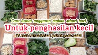 CARA HEMAT BUDGET MAKAN SEHARI HARI, UNTUK PENGHASILAN KECIL, DI SAAT BAHAN POKOK PADA NAIK‼️