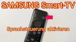 Sprachbedienung einrichten: SAMSUNG Smart-TV 2025 Sprachsteuerung