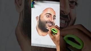 Arijit Singh portrait with oil pastel ||#trending #viralvideo #shorts #artist #oilpastel #art