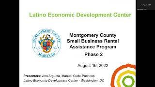 Montgomery County, #md |Small Business Rental Assistance Program - Fase 2