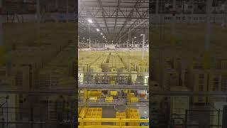 The inside of a Amazon warehouse. #warehouse #amazon